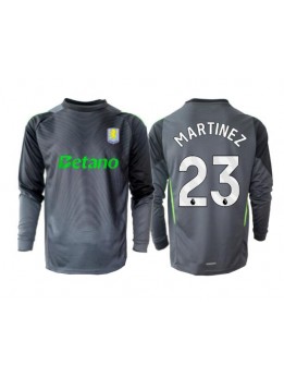 Moški Nogometna dresi replika Aston Villa Emiliano Martinez #23 Vratar Domači 2025-26 Dolgi rokav Moški Nogometna dresi replika Aston Villa Emiliano Martinez #23 Vratar Domači 2025-26 Dolgi rokav